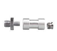 Jopto Juego de 3 adaptadores de Tornillos roscados de 1/4 Pulgadas y 3/8 Pulgadas para cámara, trípode, monopié, Cabeza de Bola, Soporte de luz, Equipo de iluminación, Jaula de cámara, GoPro