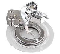 Jopto Máquina de Coser Universal Decorativa Redonda multifunción con diseño de Margaritas y Flores, para Todas Las máquinas de Coser de caña Baja, Brother Singer Babylock Janome