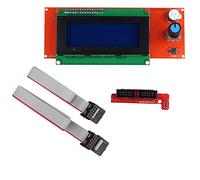 Jopto Módulo de controlador de pantalla inteligente LCD con adaptador y cable compatible con controlador de impresora 3D RAMPS 1.4 Arduino Mega Arduino RepRap Pololu Shield