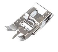 Jopto Prensatelas para Máquina de Coser con Borde de Pie para Todos los Cantantes de Caña Baja, Hermano, Babylock, Janome, Kenmore, Color Blanco, Juki, New Home, Simplicity, Elna