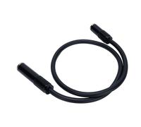 Jopwkuin Cable de Sonido Estéreo de 6,35 Mm 1/4 pulg. Hembra a 3,5 Mm 1/8 pulg. Hembra Alta Integridad de Señal para Guitarra PC Tablet 0,5 M Plug and Play para Entusiastas de la Música