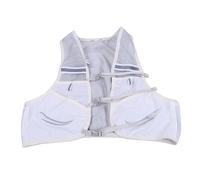 Jopwkuin Chaleco para Deportes Al Aire Libre, Chaleco Ligero para Herramientas de Jardín con Múltiples Bolsillos, Almacenamiento Innovador, Correas Ajustables para el Pecho (Gris)