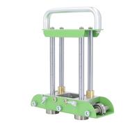 Jopwkuin Dobladora Manual de Rodillos para Bordes de Metal Dobladora de Láminas de Metal de 2 Estaciones para Curvaturas Incisivas en Materiales Metálicos para Techos Diseño de Rodillo en Forma de V