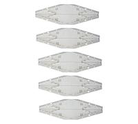 Jopwkuin Espaciador de Plástico Queen Bee, Accesorio de Apicultura para Puerta Antiescape de Colmena Fácil de Instalar, 5 Piezas para Evitar Que Las Abejas Escapen o Sean Atacadas por Ratones y