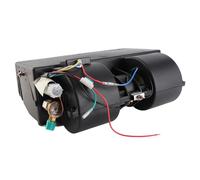 Jopwkuin Evaporador de Aire Acondicionado Debajo del Tablero con Interruptor de Ventilador de 3 Velocidades, Enfriador de Evaporador de Aire Acondicionado Universal para Equipos Pesados