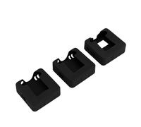 Jopwkuin Funda Protectora de Silicona a Prueba de Golpes para Micrófono Wireless Go II, Cobertura Completa para Polvo, Caídas y Arañazos, Diseño Portátil para Filmar o Viajar, Juego de 3 (Negro)