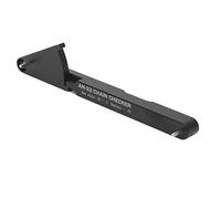 Jopwkuin Instrumento de Medición de Cadena de Bicicleta Comprobador de Cadena de Bicicleta Ligero Indicador de Desgaste de de de Aleación de Aluminio Compacto para Actividades Al Aire (Negra)