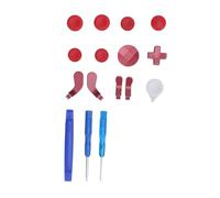 Jopwkuin Kit de Reemplazo de Paletas de Pulgares de Metal Rojo - Piezas de Reparación de Controlador Fáciles de Instalar - Se Adapta Al Controlador Inalámbrico Serie 2 - para Entusiastas de los