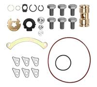 Jopwkuin Kit de Reparación de Turbo Profesional Material de Goma de Acero Inoxidable de Aluminio, para Speed 3 Speed 6 KO3 KO4 Turbo