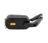 Jopwkuin Limpiaparabrisas Eléctrico para Casco de Motocicleta, Limpiador de Parabrisas de 2 Velocidades, Resistente Al Agua para Casco de Moto, Scooter, Negro + Naranja