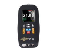 Jopwkuin Medidor de Espesor Ultrasónico Portátil, Probador de Tubos de PVC, Vidrio, Plástico, Metal, Pantalla a Color de 2,8 Pulgadas, Visualización de Valores Promedio, Aviso de Exceso de Rango,