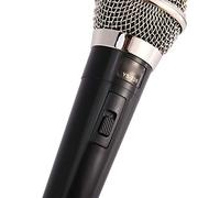 Jopwkuin Micrófono Dinámico Profesional con Sonido Claro para Interpretación Vocal de Karaoke, Material de Aleación de Zinc para Entretenimiento Familiar