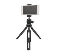 Jopwkuin Mini Trípode para Cámara Cabeza Esférica Flexible de 360° Puerto de Zapata Fría Modo Palo Selfie de 1/4 Puerto Aleación de Aluminio ABS Portátil 2 X Componente de Trípode
