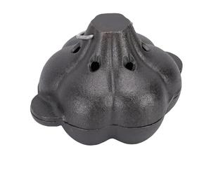 Jopwkuin Olla para Asar Ajos y Ahumador de Hierro Fundido Resistente para Parrilla de Barbacoa Al Aire Libre o Estufa de Leña, Presazonada para un Rendimiento Duradero, Patio