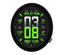 Jopwkuin Placa de Desarrollo LCD Capacitiva Redonda con Pantalla Táctil Vívida de 2,1" con Sensores Integrados y Administración de Energía Flexible para Proyectos de Bricolaje