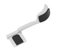 Jopwkuin Reemplazo de Empuñadura para Pulgar de Cámara para Q3 Instalación Rápida Diseño de Montaje en Zapata Aleación de Aluminio Ergonómica y Liviana para Uso Diario (Plata)
