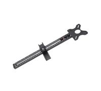 Jopwkuin Soporte de Ranura para Enrutador, Aleación de Aluminio Resistente para Carpintería, Hoja Desmontable y Medición Precisa, Utilizado Principalmente con Enrutadores