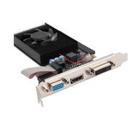 Jopwkuin Tarjeta Gráfica para Juegos GT730 2GD3 de 2 GB DDR3 de Alto Rendimiento con Ventilador de Refrigeración Independiente, Fácil de Instalar para Ver Películas y Hacer Vídeos