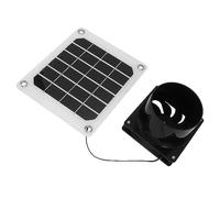 Jopwkuin Ventilador con Energía Solar, Extractor de Panel Solar con Salida de Alta Potencia de 20 W, Ahorro de Energía, para Acampar Al Aire Libre