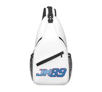 Jor ge Martin Número 89 Bolsa de pecho para hombres, bandolera, mochila de bandolera Bolsa de pecho para viajes de senderismo Mochila de hombro