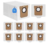 JORAIR 10 bolsas para aspiradora Dreame L10s Ultra / L20 Ultra / L10 Ultra/Xiaomi X10+ robot aspirador, bolsa de repuesto, juego de accesorios, 3 L de gran capacidad