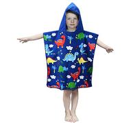 JORAKI Toalla Infantil con Capucha de niño y niña, Toalla de Playa Toalla de Baño Poncho Toalla Poncho Surf para Niñas Niños de 2 a 8 años