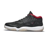 Jordan 11 Retro Low IE Bred - Zapatillas de baloncesto a la moda, Negro Negro Gym Red, 42 EU