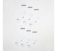 Jordan 6 PACK - Everyday Crew Socks blanco 42-46