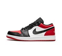 Jordan Air 1 Low - Tenis para hombre, negro, blanco, rojo (Gym Red/White-Black), 47.5 EU