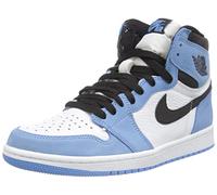 Jordan Air 1 Retro High 555088 134 - Zapatillas altas para hombre University Blue, (Blanco/University Azul-negro), 44.5 EU