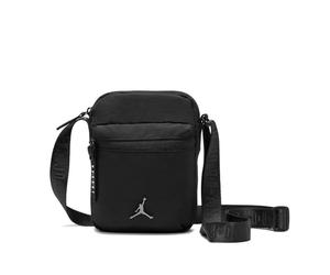 Jordan Airborne Festival Bag (Big Kids) Negro Talla única, Negro Plata