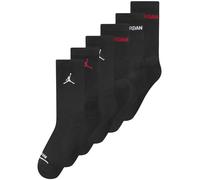 Jordan Baby Boy's Legend Crew 6-Pack (Infant/Toddler/Little Kids/Big Kids), Negro, 2