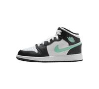 Jordan Big Kid's 1 Mid White/Green Glow-Black (DQ8423 103) - 6