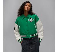 Jordan Brooklyn Chaqueta universitaria Therma-FIT - Mujer - Verde XL (EU 48-50)