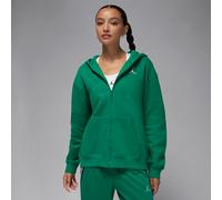 Jordan Brooklyn Fleece Sudadera con capucha y cremallera completa - Mujer - Verde S (EU 36-38)