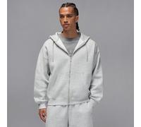 Jordan Brooklyn Fleece Sudadera con capucha y cremallera completa oversize - Hombre - Gris L