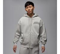Jordan Brooklyn Fleece Sudadera con capucha y cremallera completa oversize - Hombre - Gris M