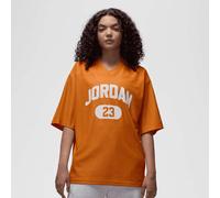 Jordan Brooklyn Short Sleeve Mesh Jersey naranja M
