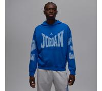 Jordan Brooklyn Sudadera con capucha de estilo universitario - Hombre - Azul S