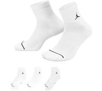 Jordan Everyday Calcetines hasta el tobillo (3 pares) - Blanco 38-42
