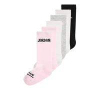 Jordan Calcetines gris moteado / rosé / negro / blanco, Talla 23,5-27