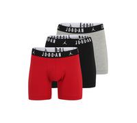 Jordan Calzoncillo boxer 'FLIGHT Cotton Core Boxer Briefs' gris moteado / rojo / negro / blanco L EUR