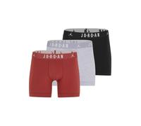 Jordan Calzoncillo boxer 'FLIGHT' marrón rojizo / gris claro / negro M marrón rojizo / gris claro / negro