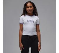 Jordan Camiseta elástica semicorta - Niño/a - Blanco L