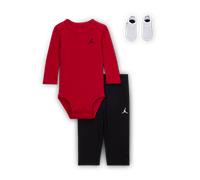 Jordan Conjunto de body de manga larga Essentials para bebé - Rojo 0-6M