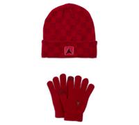 Jordan Conjunto de gorro de dos piezas Monogram - Niño/a - Rojo