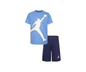 Jordan Conjunto Deportivo para Niños Jumbo Jumpman Azul - Marca EAN: 0825664639348 - Talla: 3-4 Años