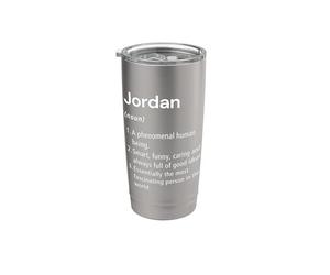 Jordan Definición de nombre Diccionario divertido Vaso térmico de acero inoxidable de doble pared
