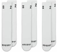Jordan Essential Crew Calcetines, Negro/Blanco, Extra-Large Hombres