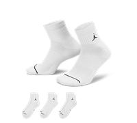 Jordan Everyday Calcetines hasta el tobillo (3 pares) - Blanco